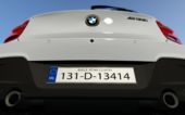 2013 BMW M135i Irish Number Plate